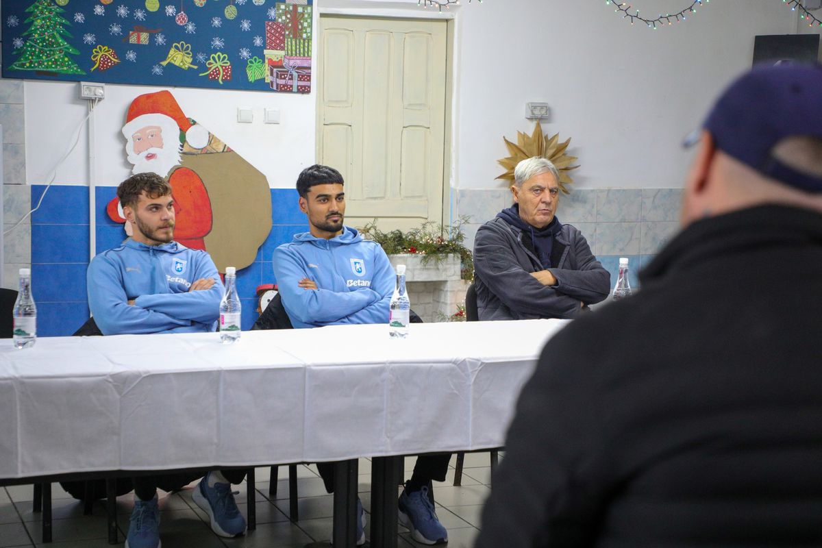 Sorin Cârțu, Ștefan Baiaram și Laurențiu Popescu în vizită la penitenciar / Foto: U Craiova