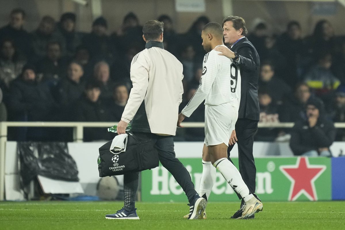 Kylian Mbappe s-a accidentat în Atalanta - Real Madrid