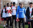 Toma, Edjouma, Baba Alhassan, Ngezana, Zima, Mihai Udrea și Radunovic la antrenamentul oficial înainte de FCSB - Feyenoord // Foto: Andrei Furnigă (GSP)