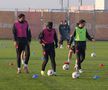 Edjouma, Thiam, Radunovic la antrenamentul oficial înainte de FCSB - Feyenoord // Foto: Andrei Furnigă (GSP)