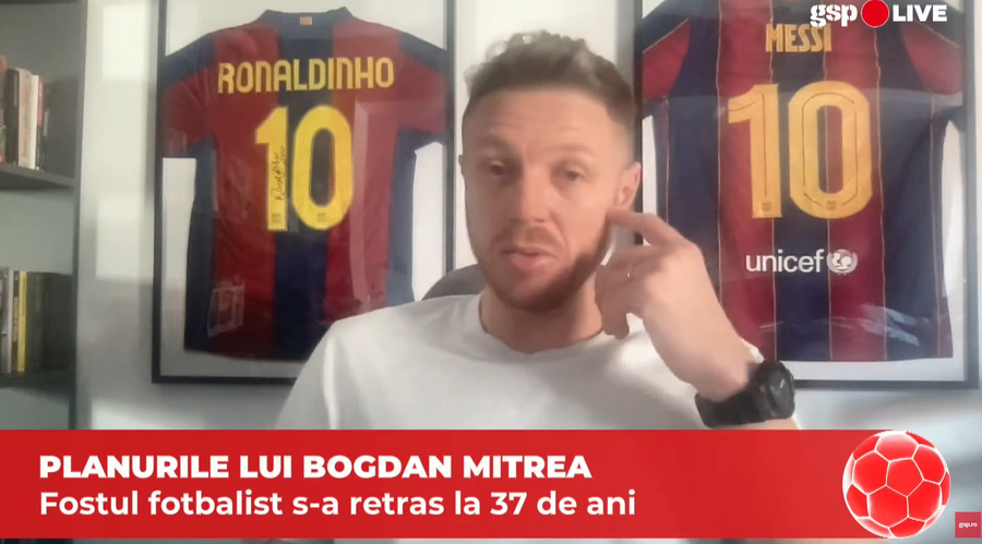Bogdan Mitrea, în cadrul emisiunii GSP Live Are 246 de meciuri în Superliga și dezvăluie un episod ciudat: „Am pierdut, patronul era fericit și ne-a dat primă”