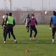 Lixandru, Pantea, Graovac, Șut, la antrenamentul oficial înainte de FCSB - Feyenoord // Foto: Andrei Furnigă (GSP)