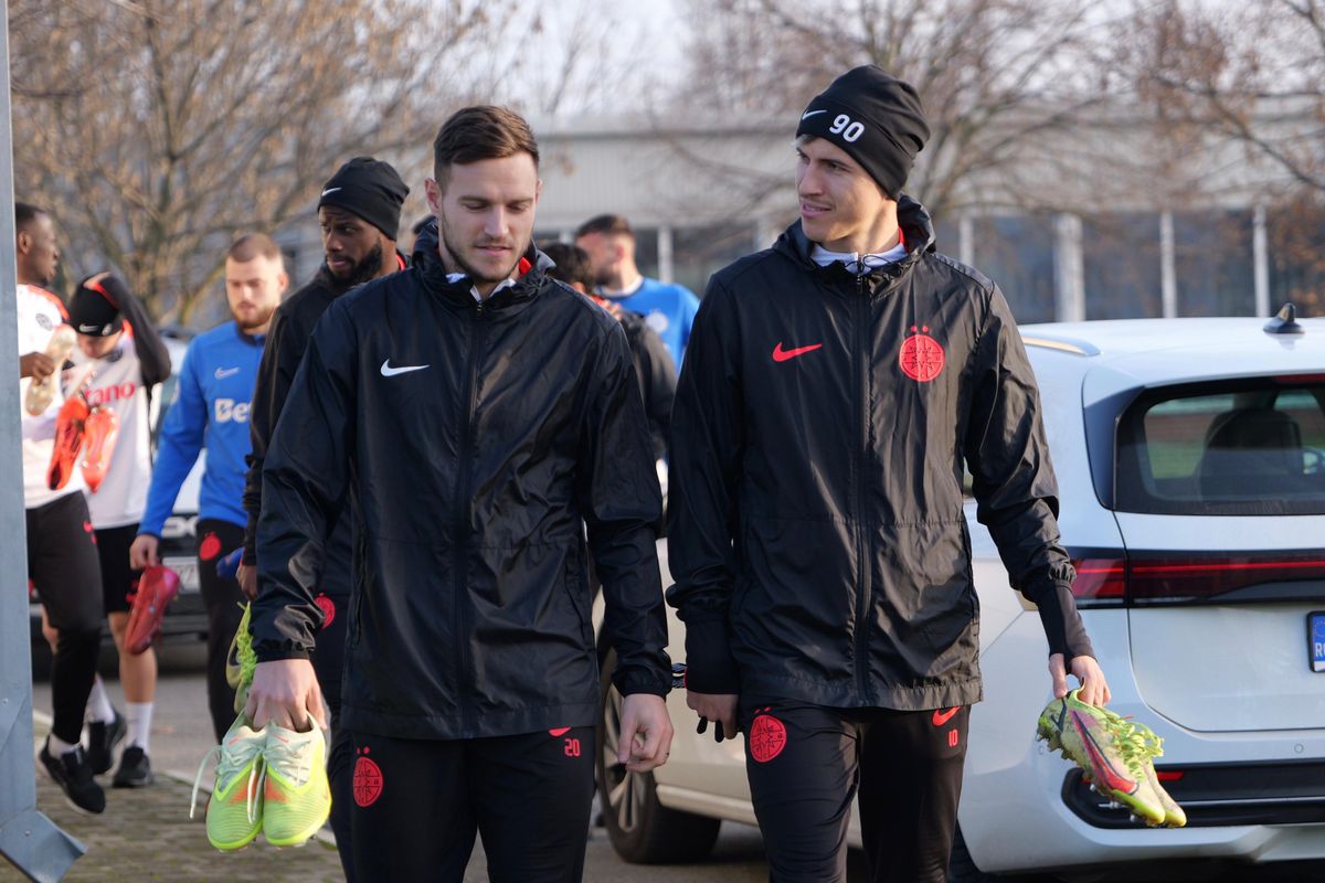 FCSB, antrenament oficial înainte de meciul cu Feyenoord // Foto: Andrei Furnigă (GSP)