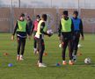Cisotti, Pantea, Crețu, Tavi Popescu, Florin Tănase la antrenamentul oficial înainte de FCSB - Feyenoord // Foto: Andrei Furnigă (GSP)