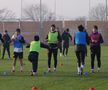 Darius Olaru, Toma, Lixandru, Pantea la antrenamentul oficial înainte de FCSB - Feyenoord // Foto: Andrei Furnigă (GSP)