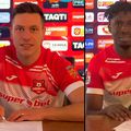 Petrișor Petrescu și Seydou Saeed Issah // foto: Facebook @ FC Hermannstadt