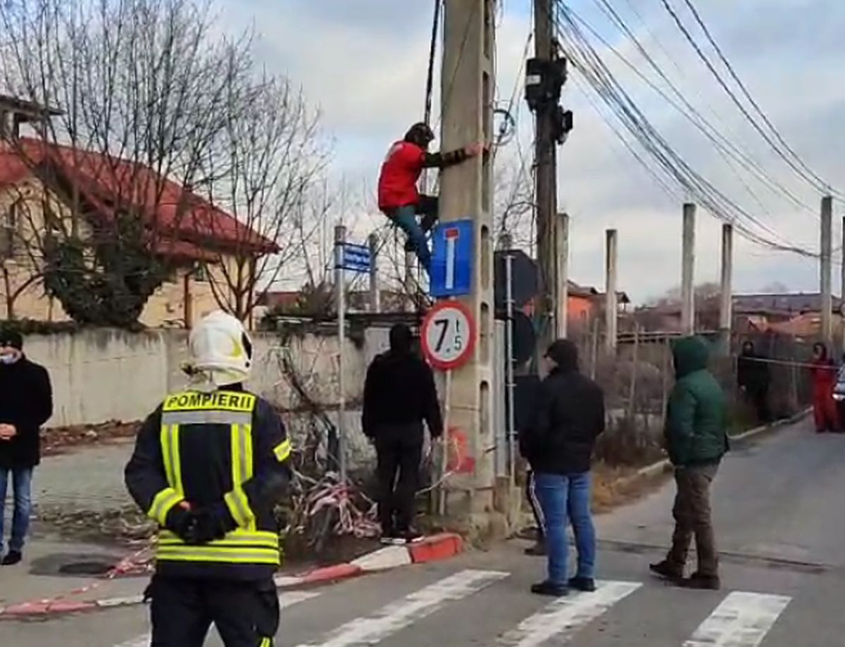 Incident în fața casei lui Gigi Becali / 11 ianuarie 2022 / FOTO: Capturi @Cancan