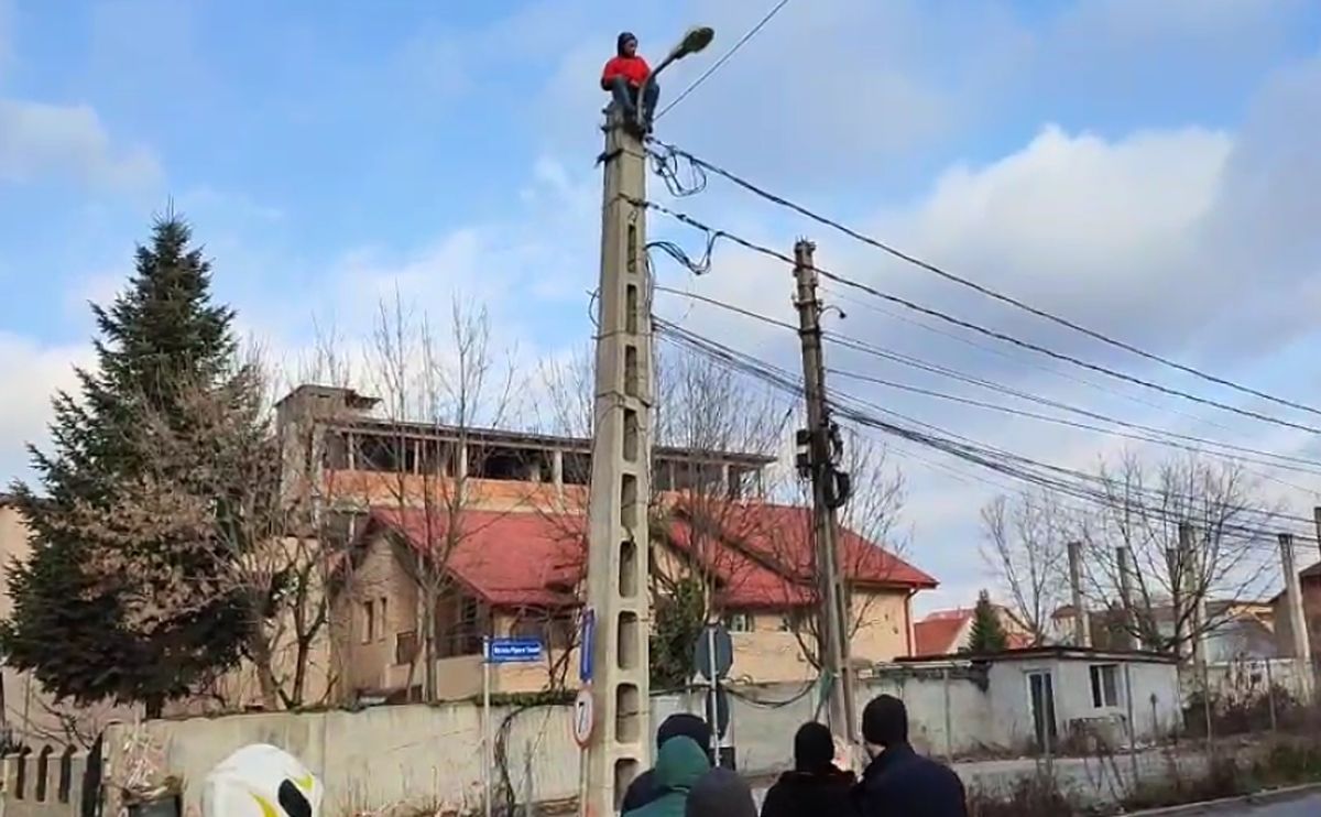 Incident în fața casei lui Gigi Becali / 11 ianuarie 2022 / FOTO: Capturi @Cancan