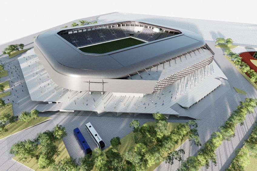 Așa ar urma să arate noul stadion din Pitești // sursă fotografii: Facebook @ Ministerul Dezvoltării, Lucrărilor Publice şi Administraţiei
