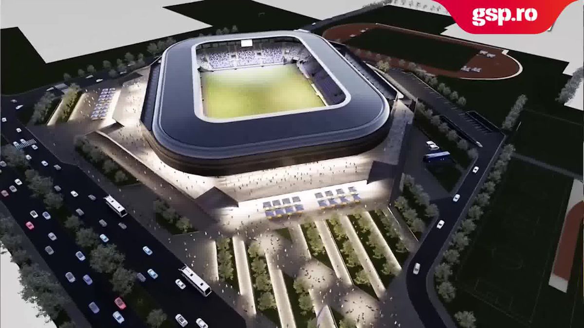Randări stadion nou FC Argeș