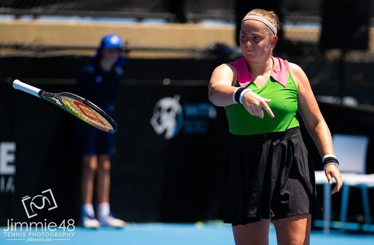 Jelena Ostapenko la turneul din Adelaide (II) 2023 // Foto: Jimmie48 Tennis Photography