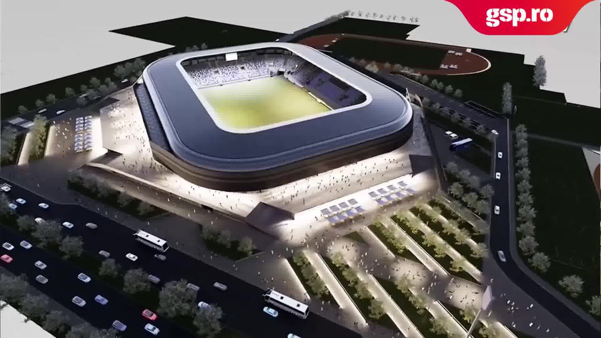 Randări stadion nou FC Argeș