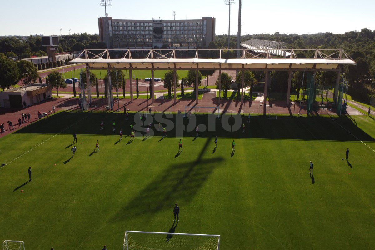 Păzea! Neubert la butoane! Ziua 3 în Antalya pentru FCSB, faza pe extenuare: imagini tari surprinse din dronă