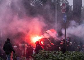 Incidente grave după derby-ul Romei! Un suporter a fost înjunghiat