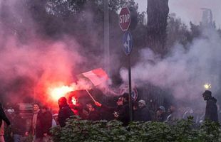 Incidente grave după derby-ul Romei! Un suporter a fost înjunghiat