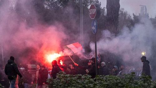 Incidente Lazio - Roma, sursa / Foto Corriere Della Sera