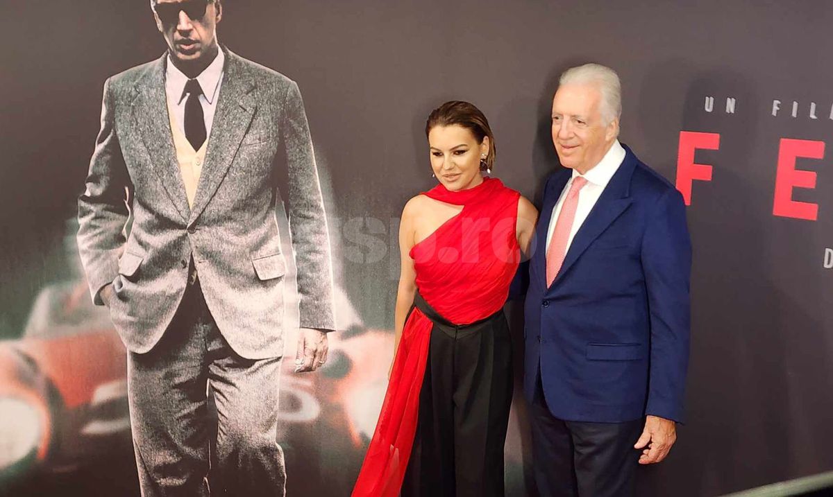 Piero Ferrari a venit în România alături de soția Romina pentru filmul „Ferrari” » Ce a remarcat la români