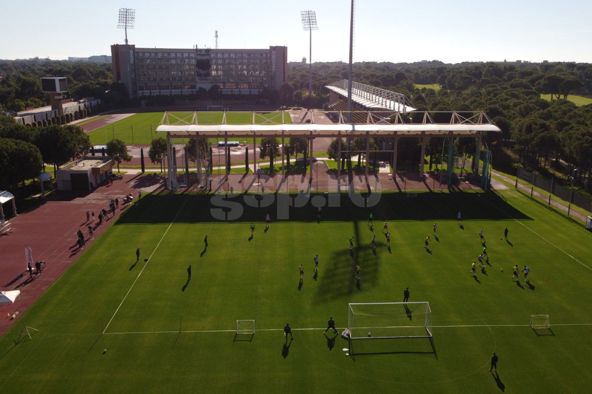 Păzea! Neubert la butoane! Ziua 3 în Antalya pentru FCSB, faza pe extenuare: imagini tari surprinse din dronă