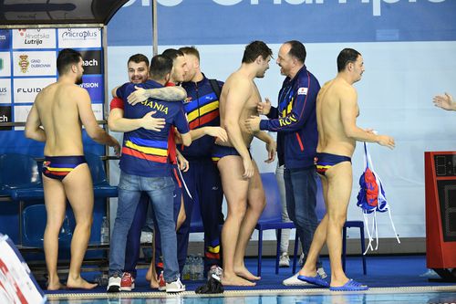 România a spulberat Georgia, scor 18-11, și s-a calificat în sferturile de finală ale Campionatului European de polo masculin. „Tricolorii” vor da peste Spania.