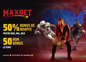 Facem 50-50, dar tu iei TOT! Promoții noi așa cum trebuie pe Maxbet.ro