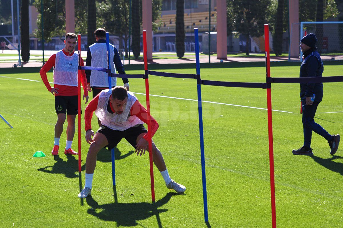 Păzea! Neubert la butoane! Ziua 3 în Antalya pentru FCSB, faza pe extenuare: imagini tari surprinse din dronă