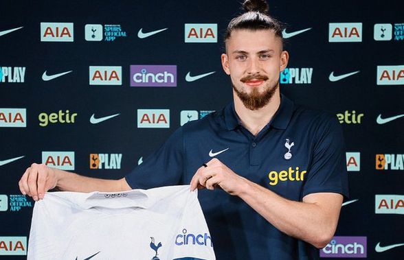 Cât costă tricoul lui Radu Drăgușin pus la vânzare de Tottenham » Comparație cu FCSB, Dinamo și Rapid