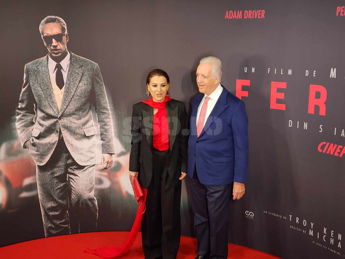 Piero Ferrari a venit în România alături de soția Romina pentru filmul „Ferrari” » Ce a remarcat la români