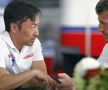 Ayao Komatsu (în stânga) și Guenther Steiner, față în față // sursă foto: Imago Images