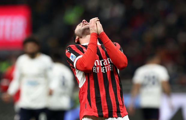 Un sfert de oră pentru Răzvan Marin în AC Milan - Cagliari 1-1 » Semieșec pentru Sergio Conceicao la debutul pe San Siro