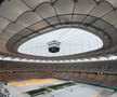 Arena Națională din București, după primele zăpezi din ianuarie 2026. Foto: Andrei Crăițoiu (GSP.RO)