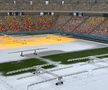 Arena Națională din București, după primele zăpezi din ianuarie 2026. Foto: Andrei Crăițoiu (GSP.RO)