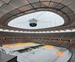 Așa arată Arena Națională cu fix o săptămână înaintea primului meci oficial din 2026. Foto: Andrei Crăițoiu