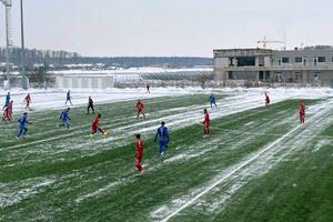 Farul - FC Botoșani, amical în zăpadă la Mogoșoaia