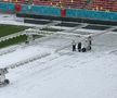 Arena Națională din București, după primele zăpezi din ianuarie 2026. Foto: Andrei Crăițoiu (GSP.RO)