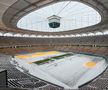 Arena Națională din București, după primele zăpezi din ianuarie 2026. Foto: Andrei Crăițoiu (GSP.RO)