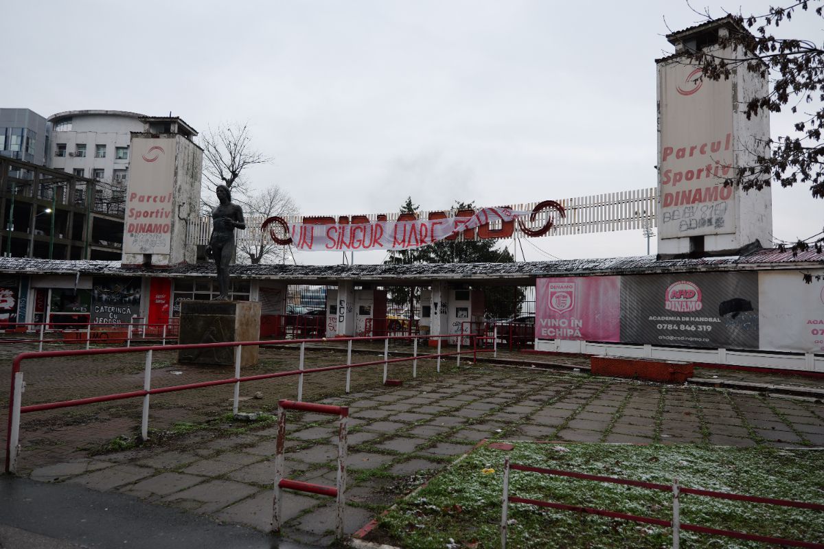 Cum arată Stadionul Dinamo cu câteva zile înaintea demolării