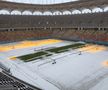 Arena Națională din București, după primele zăpezi din ianuarie 2026. Foto: Andrei Crăițoiu (GSP.RO)