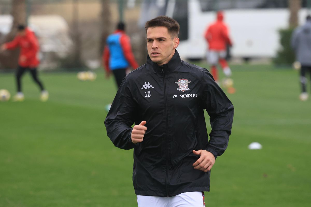 Rapid, victorie în amicalul cu CSKA 1948 Sofia » Meciul a fost decis de un gol marcat de la mijlocul terenului