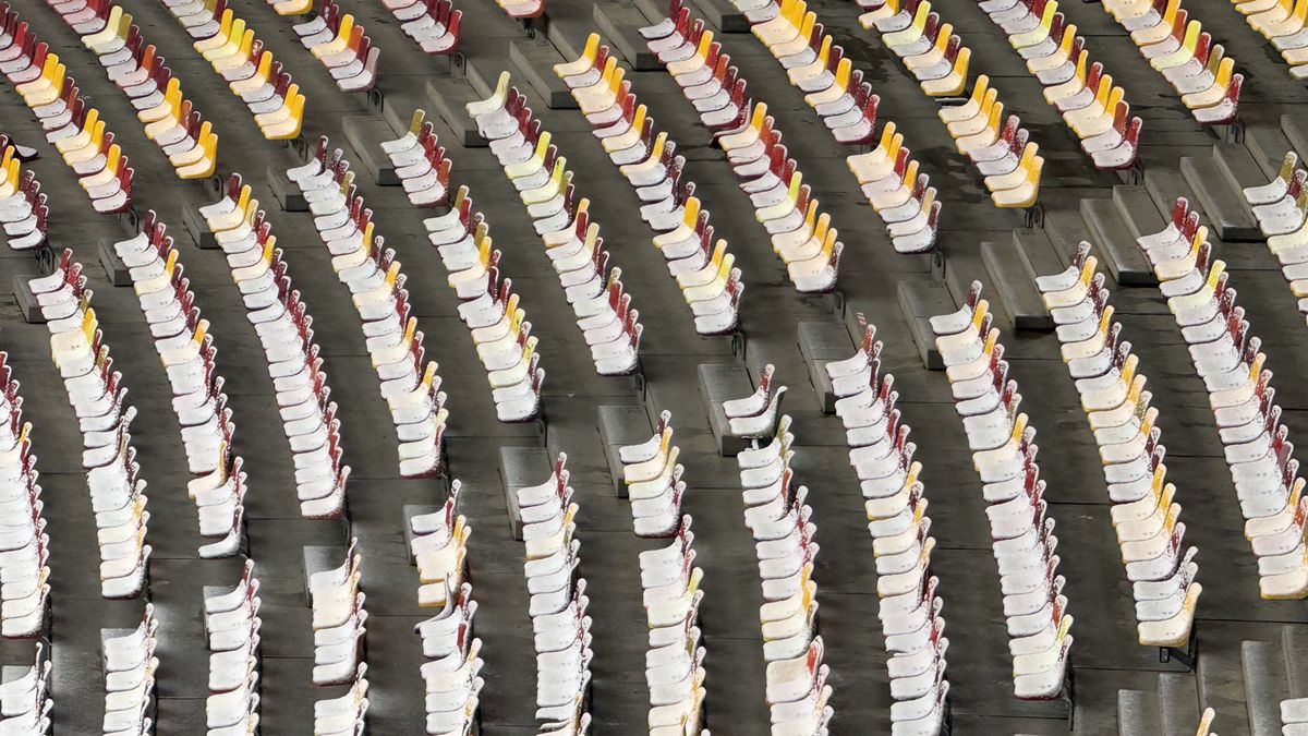 Cum arată Arena Națională după 12 ore de ninsoare! GSP a fost pe cel mai mare stadion al țării cu o săptămână înaintea primului meci oficial din 2026