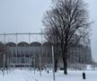 Arena Națională din București, după primele zăpezi din ianuarie 2026. Foto: Andrei Crăițoiu (GSP.RO)