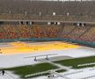 Arena Națională din București, după primele zăpezi din ianuarie 2026. Foto: Andrei Crăițoiu (GSP.RO)