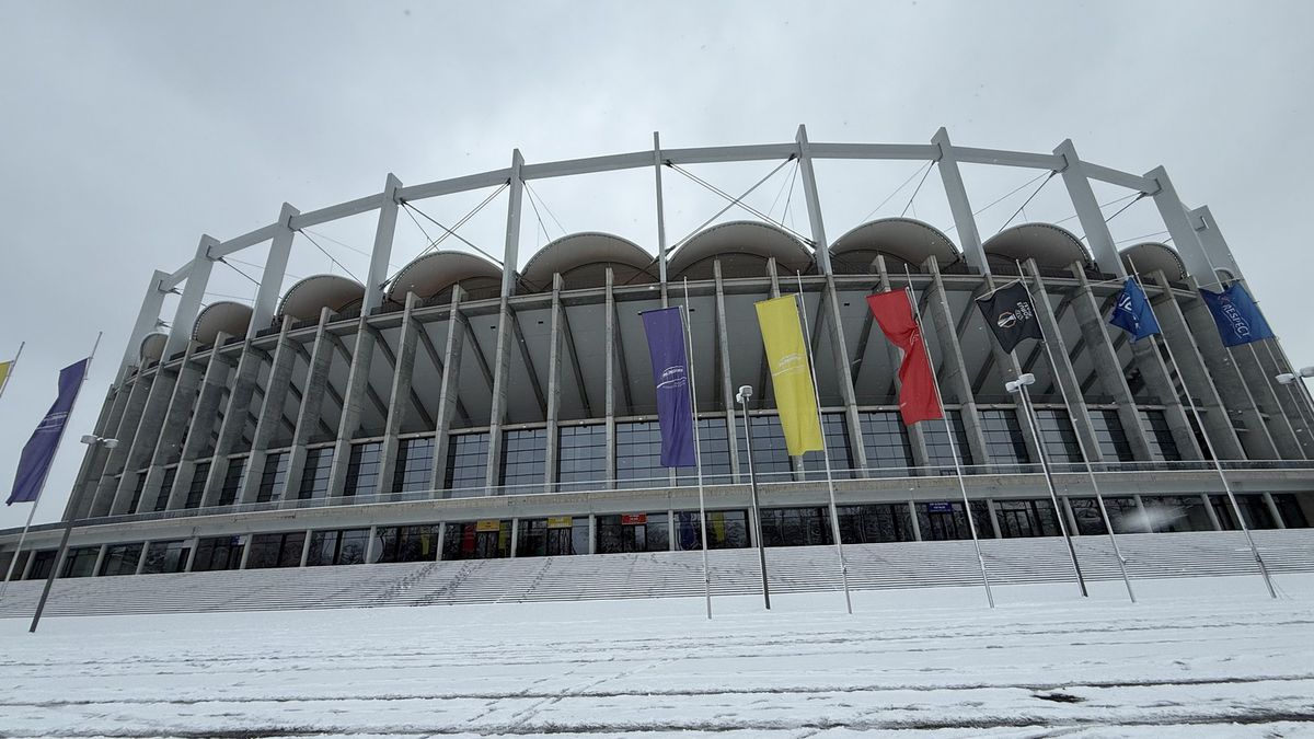 Cum arată Arena Națională după 12 ore de ninsoare! GSP a fost pe cel mai mare stadion al țării cu o săptămână înaintea primului meci oficial din 2026