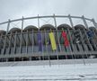 Arena Națională din București, după primele zăpezi din ianuarie 2026. Foto: Andrei Crăițoiu (GSP.RO)