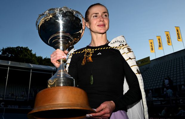 Elina Svitolina, triumfătoare la Auckland, la un an după succesul soțului ei în același loc: „Sunt foarte fericită”