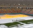Arena Națională din București, după primele zăpezi din ianuarie 2026. Foto: Andrei Crăițoiu (GSP.RO)