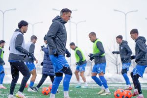 Farul - FC Botoșani, amical în zăpadă la Mogoșoaia