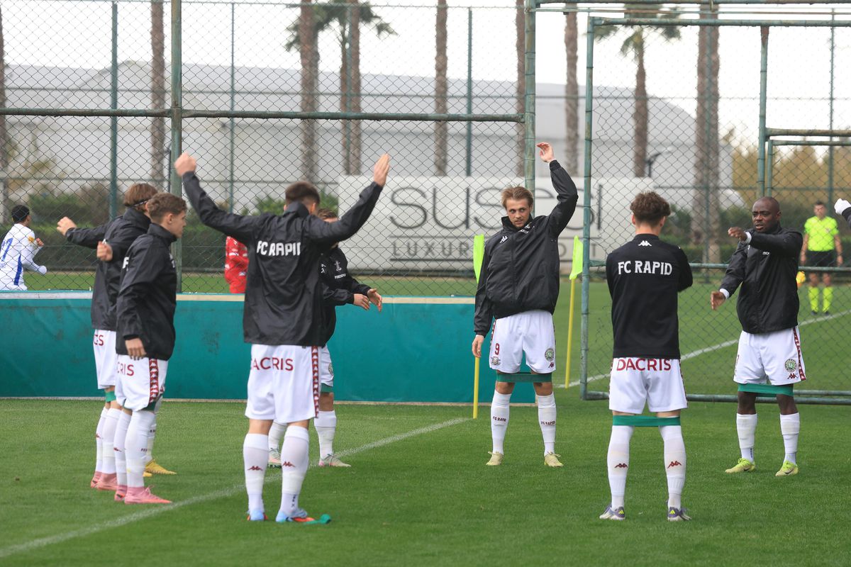 Imagini înainte de Rapid - CSKA Sofia