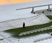 Arena Națională din București, după primele zăpezi din ianuarie 2026. Foto: Andrei Crăițoiu (GSP.RO)