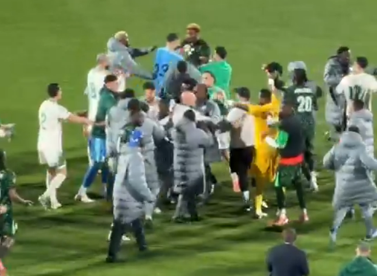 Luca Zidane, fiul lui Zinedine Zidane, implicat într-o bătaie la Cupa Africii / foto: X @instantfoot