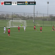 Adrian Mazilu, gol superb în Dinamo - Gangwon // FOTO: captură YouTube @48 TV